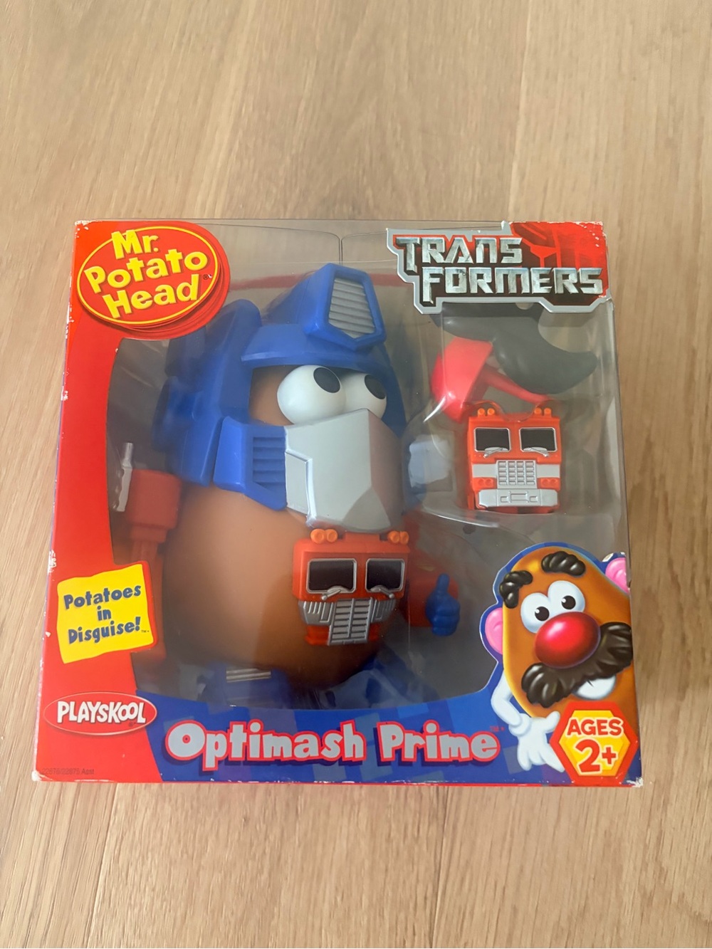 Transformers Mr. Potato Head Optimash Prime Optimus Prime Playskool 2007 New NIB